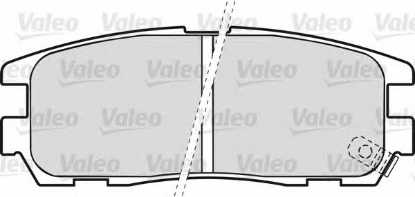 Valeo 598507 Brake Pad Set, disc brake 598507