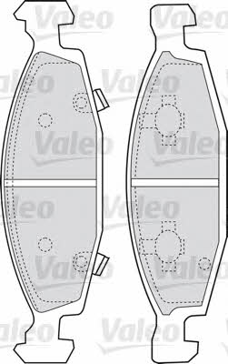 Valeo 598510 Brake Pad Set, disc brake 598510