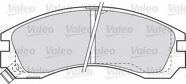 Valeo 598517 Brake Pad Set, disc brake 598517