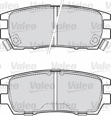 Valeo 598519 Brake Pad Set, disc brake 598519