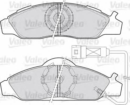 Valeo 598528 Brake Pad Set, disc brake 598528