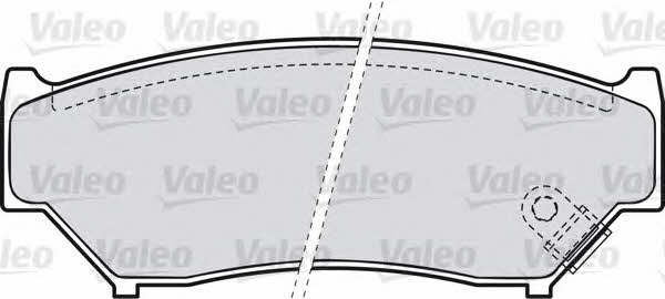 Valeo 598533 Brake Pad Set, disc brake 598533