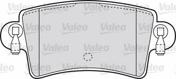 Valeo 598538 Brake Pad Set, disc brake 598538