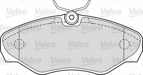 Valeo 598560 Brake Pad Set, disc brake 598560