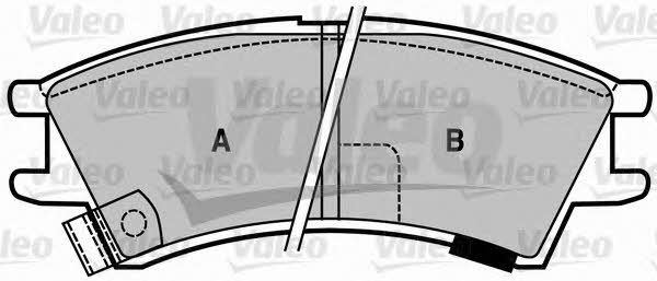 Valeo 598575 Brake Pad Set, disc brake 598575