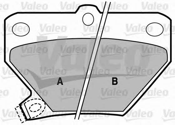 Valeo 598577 Brake Pad Set, disc brake 598577