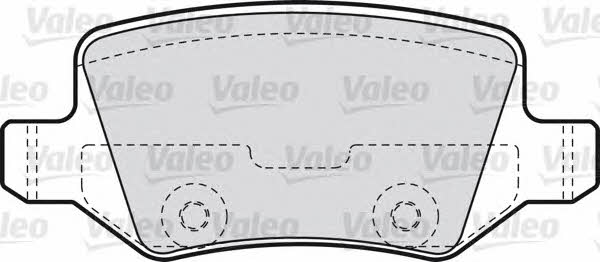 Valeo 598583 Brake Pad Set, disc brake 598583