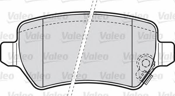 Valeo 598584 Brake Pad Set, disc brake 598584