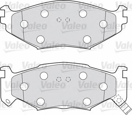 Valeo 598600 Brake Pad Set, disc brake 598600