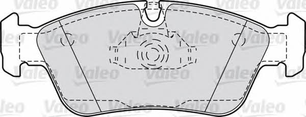 Valeo 598604 Brake Pad Set, disc brake 598604