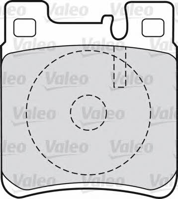 Valeo 598617 Brake Pad Set, disc brake 598617