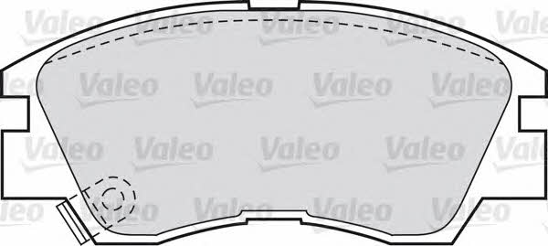 Valeo 598620 Brake Pad Set, disc brake 598620
