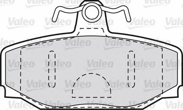 Valeo 598621 Brake Pad Set, disc brake 598621