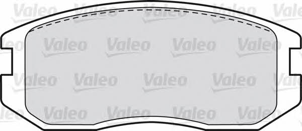 Valeo 598626 Brake Pad Set, disc brake 598626
