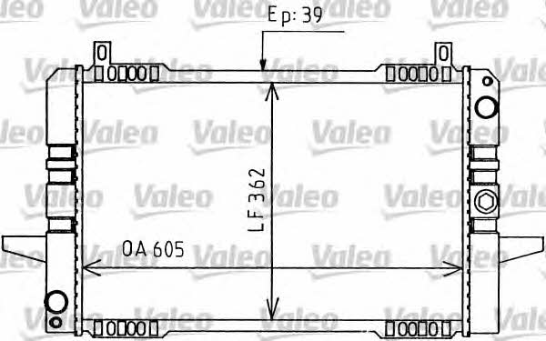Valeo 819170 Radiator, engine cooling 819170