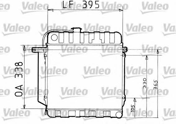 Valeo 819204 Radiator, engine cooling 819204