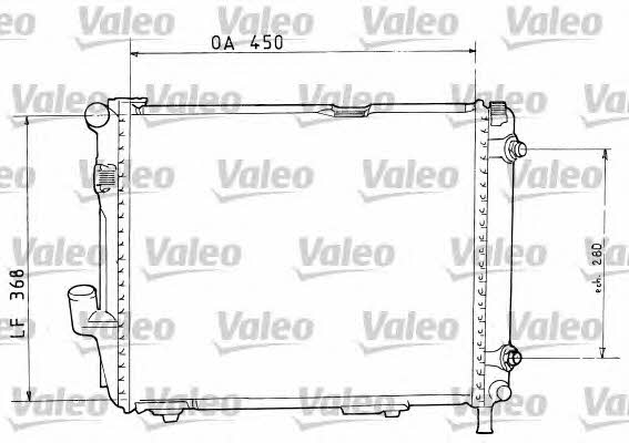 Valeo 819374 Radiator, engine cooling 819374