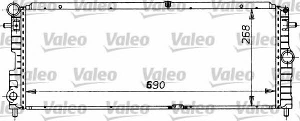 Valeo 819389 Radiator, engine cooling 819389