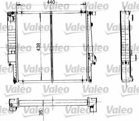 Valeo 819399 Radiator, engine cooling 819399