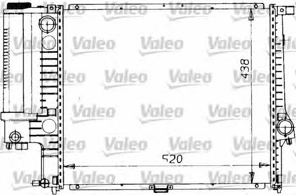 Valeo 819412 Radiator, engine cooling 819412