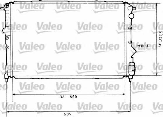 Valeo 819431 Radiator, engine cooling 819431