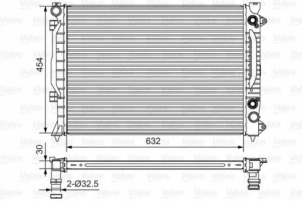 Valeo 734753 Radiator, engine cooling 734753