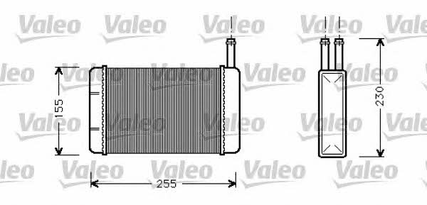 Valeo 812057 Heat exchanger, interior heating 812057