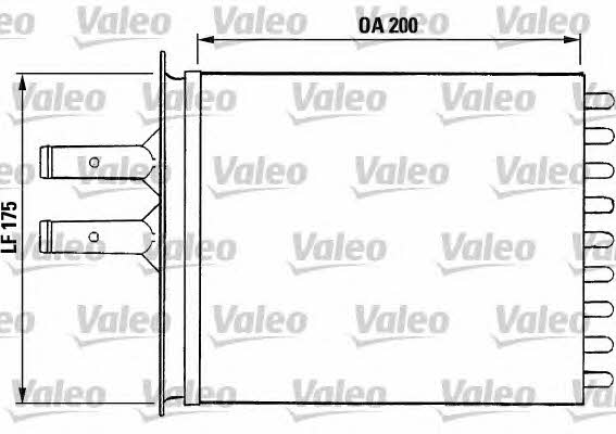 Valeo 812081 Heat exchanger, interior heating 812081