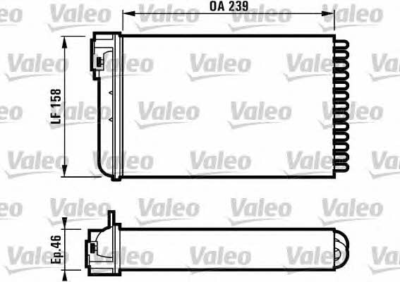 Valeo 812110 Heat exchanger, interior heating 812110