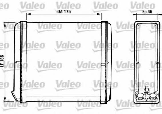 Valeo 812120 Heat exchanger, interior heating 812120