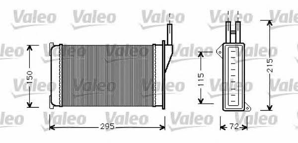 Valeo 812129 Heat exchanger, interior heating 812129
