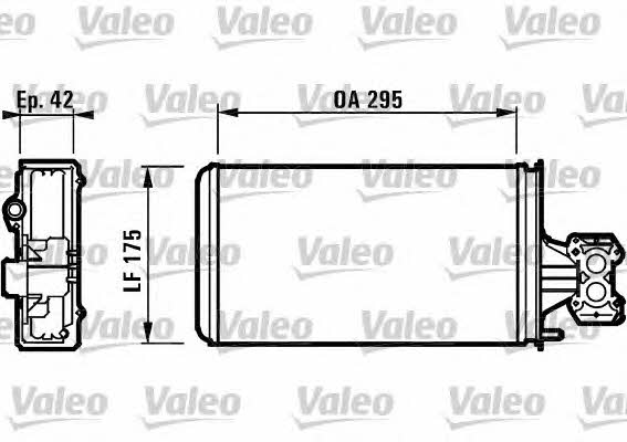 Valeo 812132 Heat exchanger, interior heating 812132