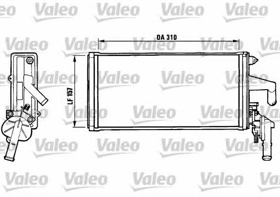 Valeo 812137 Heat exchanger, interior heating 812137