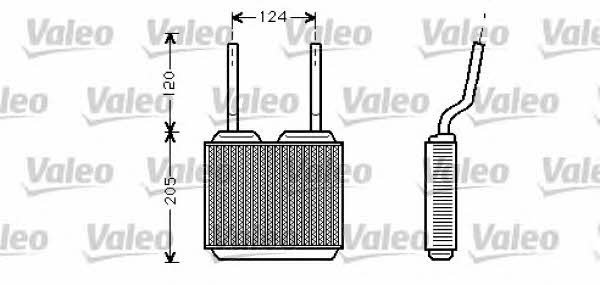 Valeo 812146 Heat exchanger, interior heating 812146