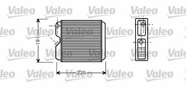 Valeo 812147 Heat exchanger, interior heating 812147