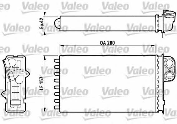 Valeo 812159 Heat exchanger, interior heating 812159