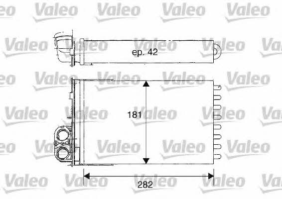 Valeo 812181 Heat exchanger, interior heating 812181
