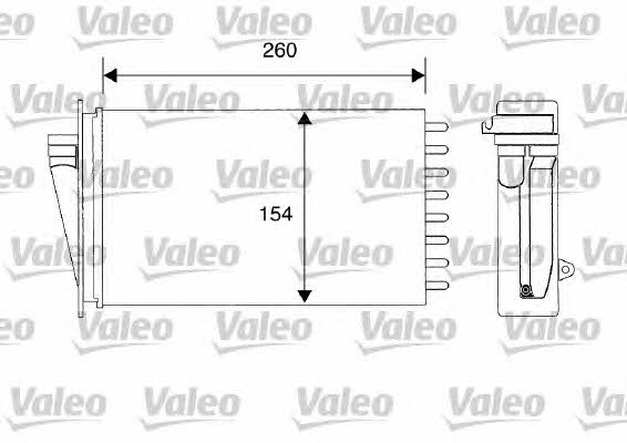 Valeo 812194 Heat exchanger, interior heating 812194
