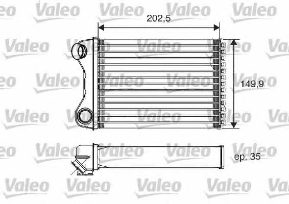 Valeo 812211 Heat exchanger, interior heating 812211