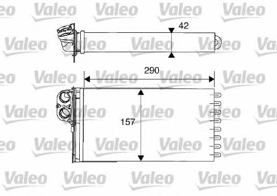 Valeo 812212 Heat exchanger, interior heating 812212