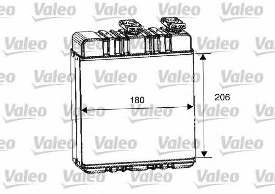 Valeo 812222 Heat exchanger, interior heating 812222