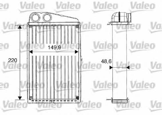 Valeo 812247 Heat exchanger, interior heating 812247