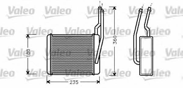 Valeo 812274 Heat exchanger, interior heating 812274