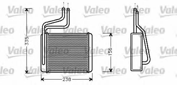 Valeo 812275 Heat exchanger, interior heating 812275