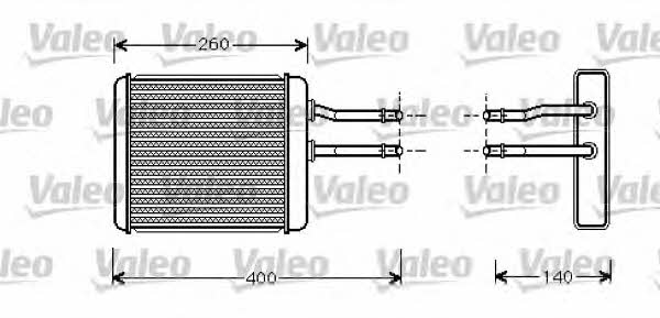 Valeo 812278 Heat exchanger, interior heating 812278