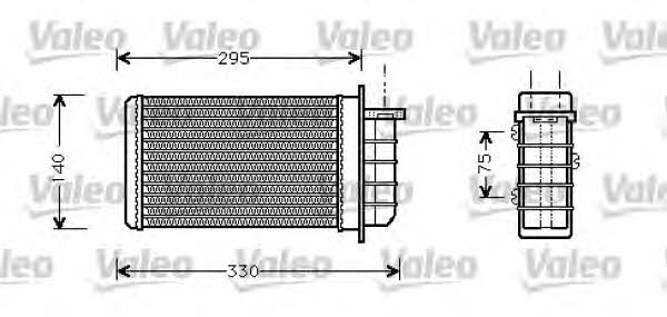 Valeo 812281 Heat exchanger, interior heating 812281