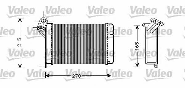 Valeo 812296 Heat exchanger, interior heating 812296