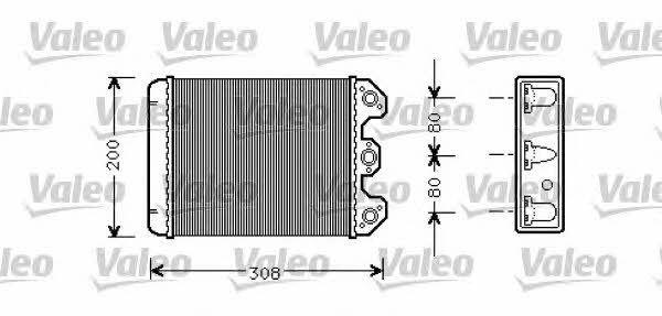 Valeo 812298 Heat exchanger, interior heating 812298