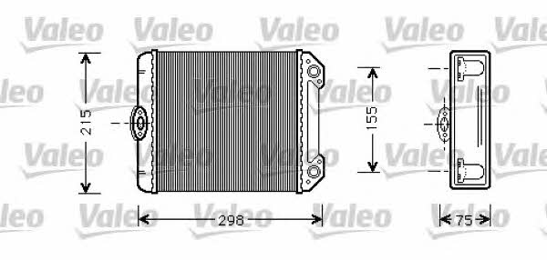 Valeo 812299 Heat exchanger, interior heating 812299