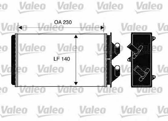Valeo 812303 Heat exchanger, interior heating 812303